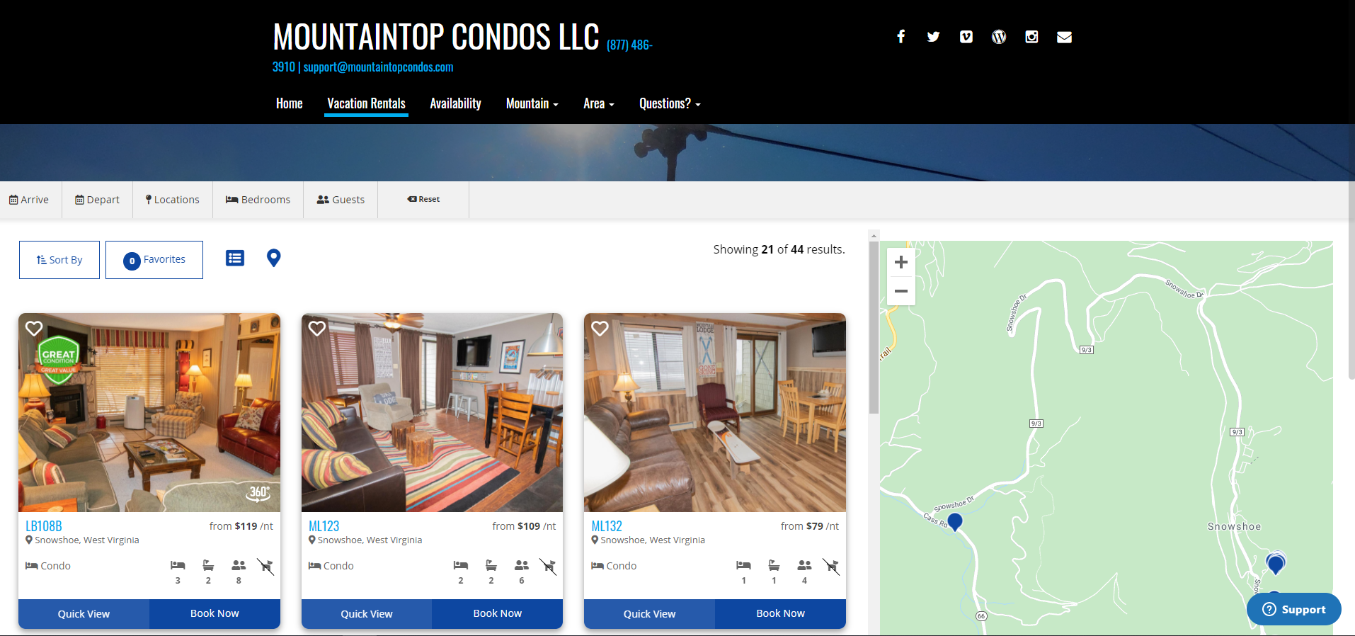 Mountaintop Condos **